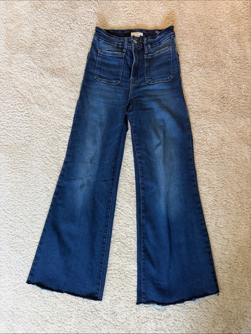 Good American good waist palazzo High-Rise Wide Leg Women’s Jeans 26x30